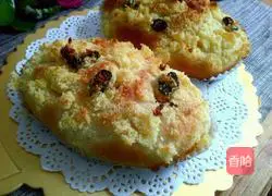 Illustration of how to make coconut raisin soaked whole wheat bread 11