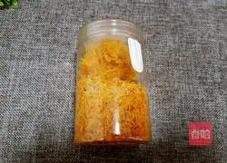 Illustration of how to make meat floss porridge 1