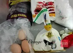 Cranberry milk Illustration of how to make crispy cake 1