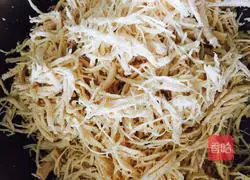 Illustration of homemade meat floss 6