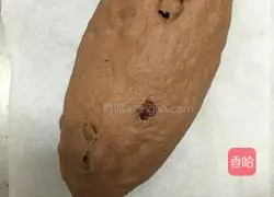 Illustration of how to make unsweetened cocoa fruit bread 4