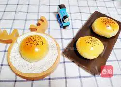 Illustration of how to make bean paste buns 11