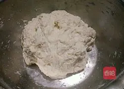 Illustration of how to make Oubao country bread without oil and kneading 1