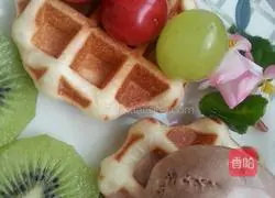 Mary's House~Illustration of how to make gas-fired bread waffles 9