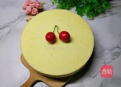 Illustration of how to make the eight-inch chiffon cake 1 