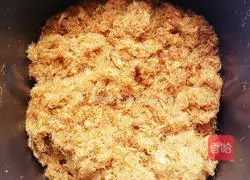 Bread machine version of pork floss recipe 12