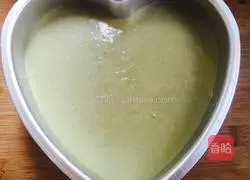 Illustration of how to make matcha mousse 16