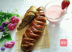 Green Tea Honey Bean Bread Recipe Illustration 7