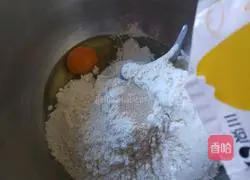 Illustration of how to make bean paste bread 3