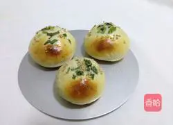 Illustration of how to make butter-free meat floss bread 24