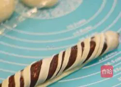 Bean Paste Illustration of how to make ring-shaped bread 8
