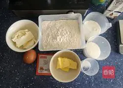 Illustration of how to make cream cheese bread 1