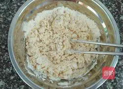 Illustration of how to make meat floss buns 1