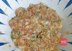 Illustration of how to make millet steamed meatballs 7