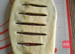 Illustration of how to make bean paste bagels 9