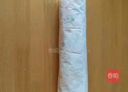 Illustration of how to make meat floss rolls 12