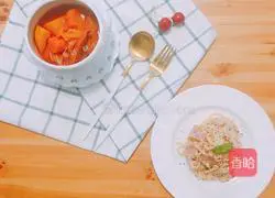 Illustration of how to make bacon pasta 13