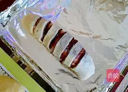 Illustration of how to make fancy bean paste bread 7