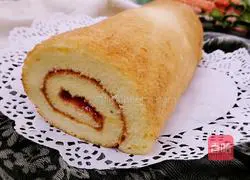 Illustration of how to make cake roll cheese mousse (six inches) 1