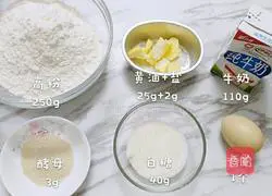 Illustration of how to make Danish hand-shredded bread 1