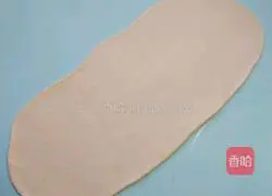 Illustration of how to make bean paste bread 14