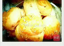 Illustration of how to make bread and scallion pancakes 14