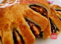 Illustration of how to make bean paste fancy bread 5
