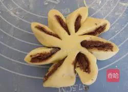 Illustration of how to make bean paste bread 12