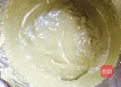 Illustration of how to make matcha mousse 11