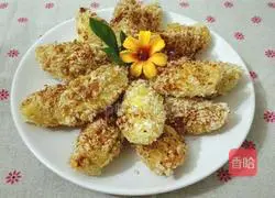 Illustration of how to make fried eggs with bread crumbs 10