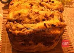 Illustration of how to make tiramisu bacon toast bread 3