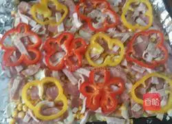 How to make Mushroom Bacon Honey Sausage Pizza 5