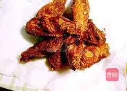 Illustration of how to make garlic fried chicken wings 11