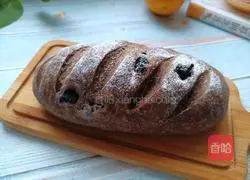 Illustration of how to make mulberry and dried buckwheat bread 13