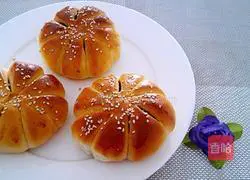 Illustrated recipe for bean paste bread 18