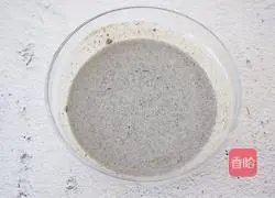 Black Sesame Mousse Cake Recipe Illustration 8