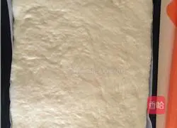 Illustration of how to make chives, sesame and meat floss rolls 6