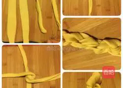 Fancy Illustration of making small bread (basic dough) 5