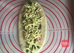 Bacon cheese chive bread Practice illustration 9