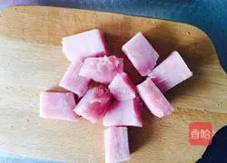 Illustration of how to make meat floss (bread machine version) 1