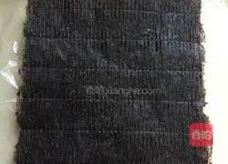 Illustration of how to make meat floss and glutinous rice rolls 6