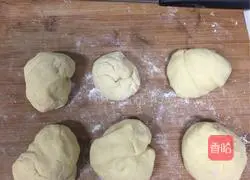 Illustration of how to make ham and butter bread 1