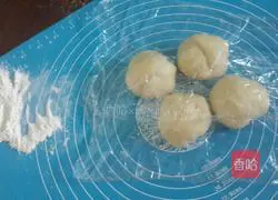 Illustration of making bean paste bread/raisin bread 14