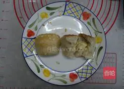 Bread machine whole wheat meal bag (cream cheese filling) illustration 12