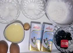 Magic cake Illustration of how to do it 1