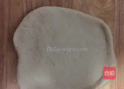 Illustration of how to make leaf bean paste bread 10