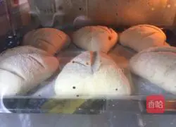 Illustration of how to make meat floss bread 7