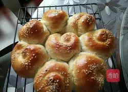 Honey bean croissant Illustration of practice 16