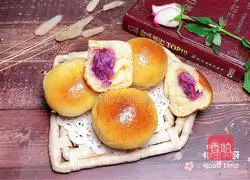 Purple Sweet Potato Rice Sandwich Bread Recipe Illustration 22