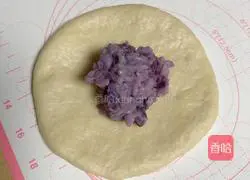 Illustration of how to make purple sweet potato and rice sandwich bread 15